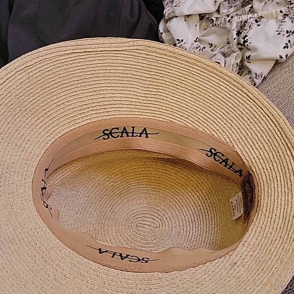 Scala Straw Brimmed Garden Boating Hat - Picture 7 of 9